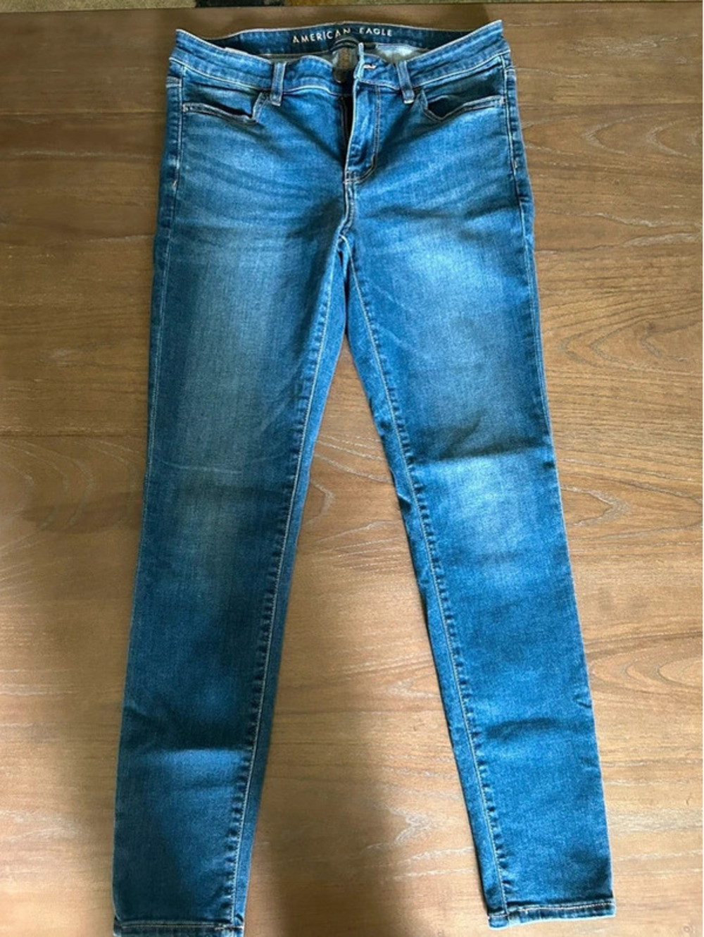 American Eagle Jegging Jeans Women’s 8 Regular Medium Wash Stretch Denim